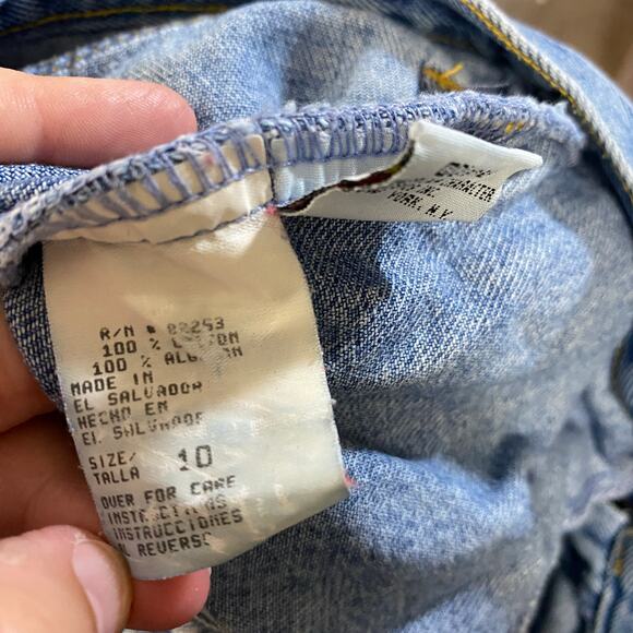 Vintage Mickey & Co Girls High Rise Denim Retro Jeans Mickey Embroidery Sz 10 - Picture 11 of 15